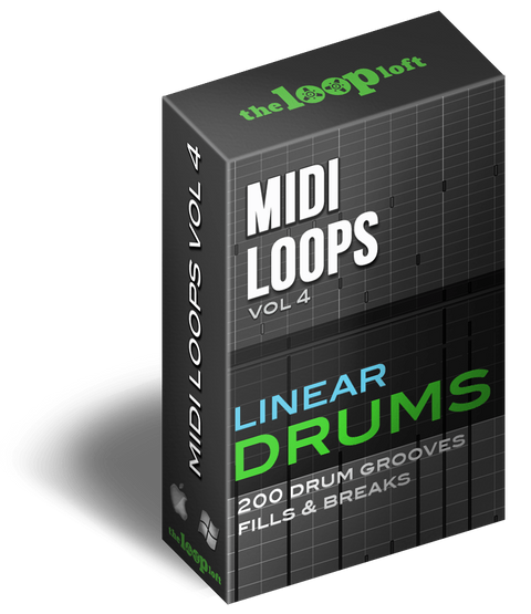 The Loop Loft Loop Pack Linear Drums - MIDI Drum Loops