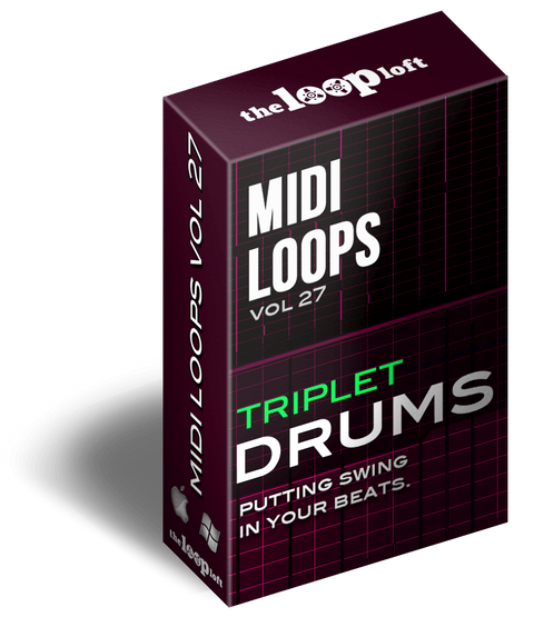 The Loop Loft Loop Pack Triplet Drums Vol 1 - MIDI Drum Loops