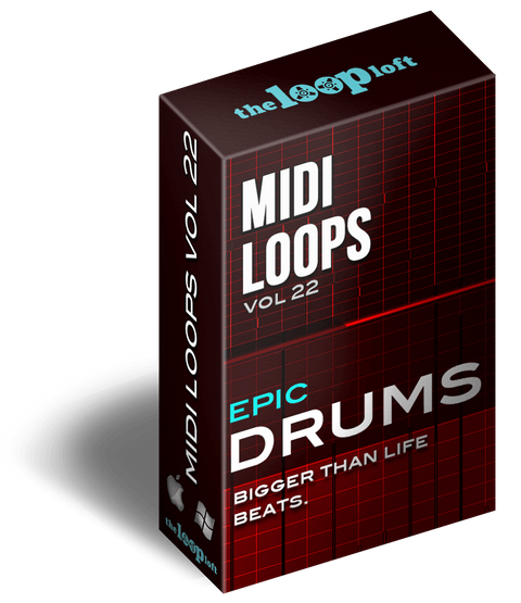 The Loop Loft Loop Pack Epic Drums Vol 2 - MIDI Drum Loops