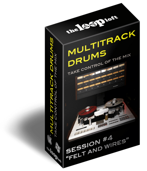  The Loop Loft Loop Pack Felt and Wires - Multitrack Drums Session #4