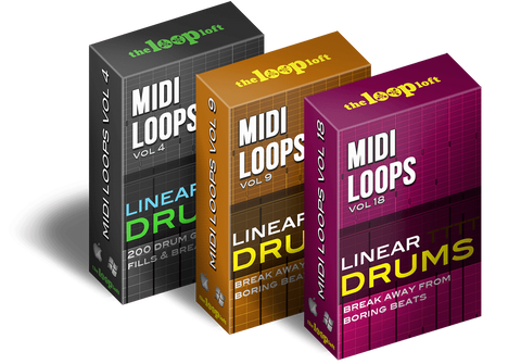 The Loop Loft Loop Pack Linear Drums Bundle - MIDI Drum Loops