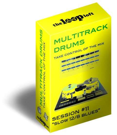 The Loop Loft Loop Pack Slow 12/8 Blues Loops - Multitrack Drums Session #11